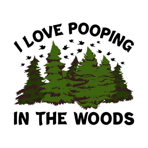 pooping in the woods meme